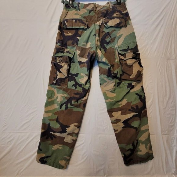 Pants Military Issue Woodland Camoflage Pants Hot Weather Camo Trousers Small 29x27 Poshmark